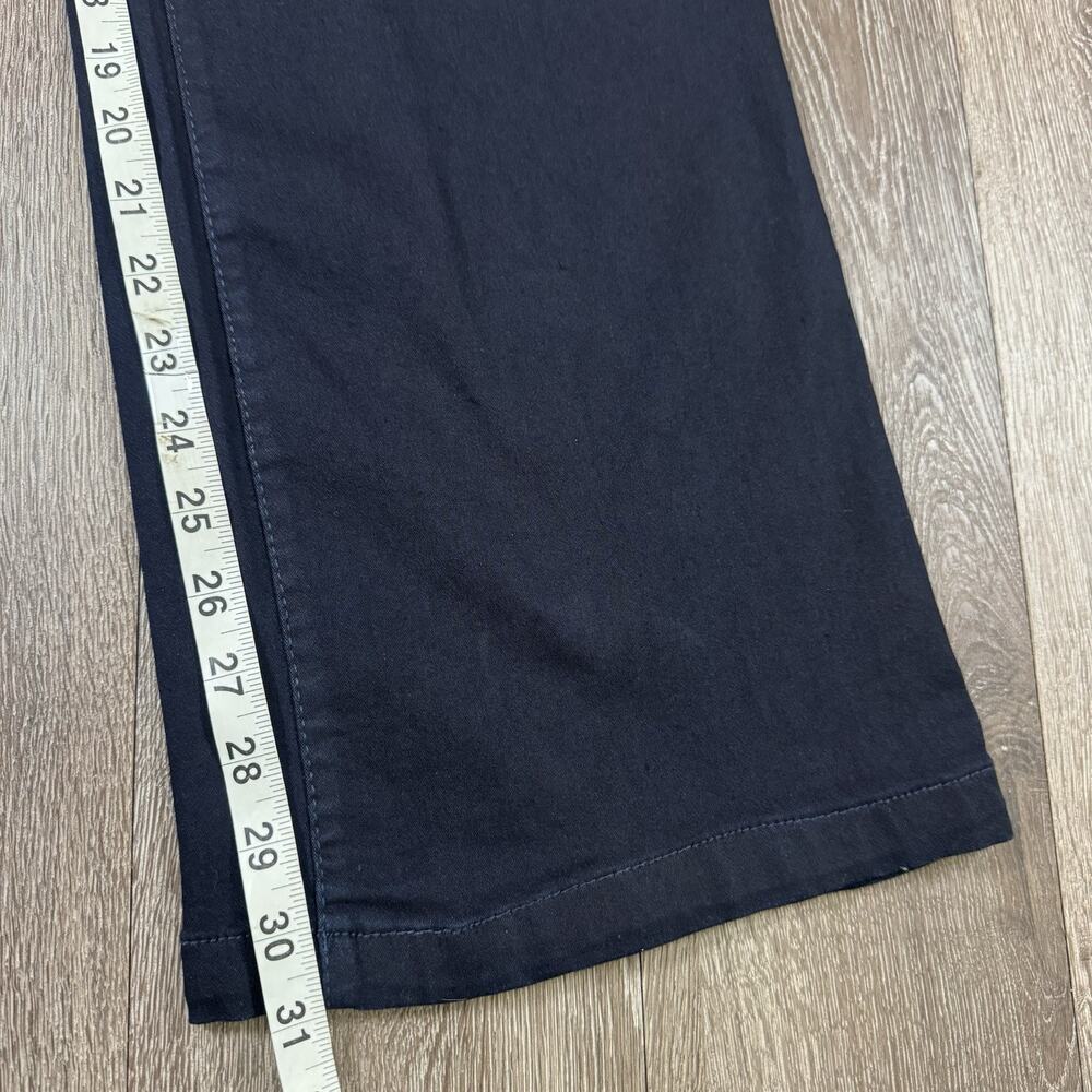 Curve Appeal High Rise Wide Leg Jeans Size 10 / 30 Dark Wash Blue - Picture 5 of 11